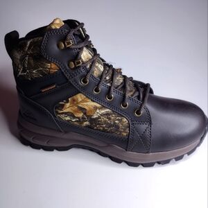 New Men's leather OZARK TRAIL outdoor camo boots